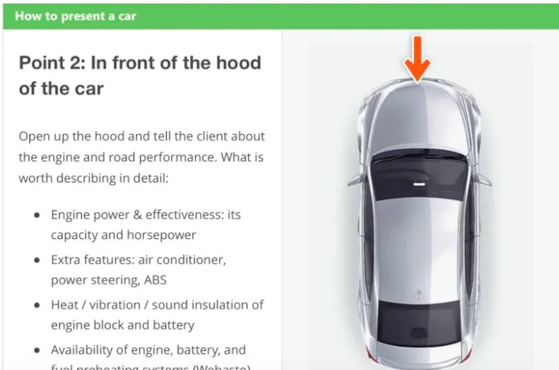 How To Present A Car – Interactive learning